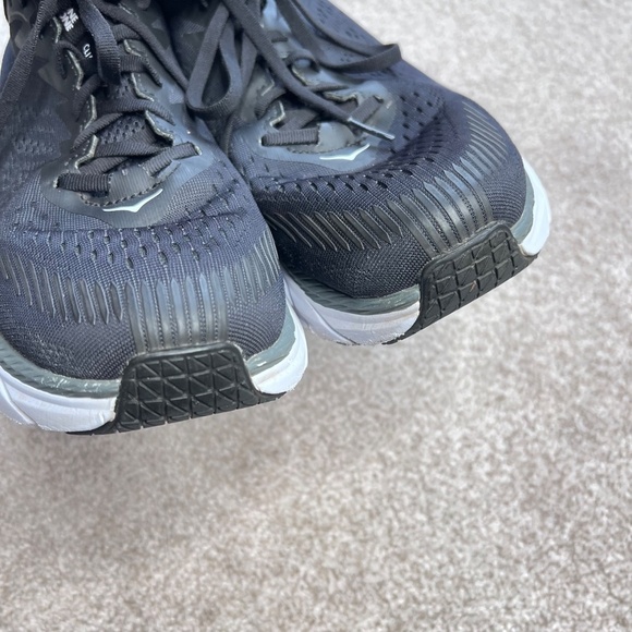 Hoka Clifton 7 Mens Sneakers Shoes Black 12 - Picture 3 of 7